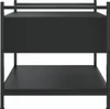 vidaXL Mesa de centro negra, 50x50x50 cm, fabricada en Vista previa de la imagen del producto 6