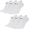A product shot of multiple pairs of white Nike socks. Produktbild-Vorschau