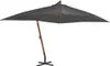 vidaXL Ombrello Ampel con palo in legno 400x300 cm Anteprima dell’immagine prodotto 5