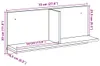 vidaXL Nástěnná skříň 70x16,5x30 cm betonová šedá materiál Náhled obrázku produktu 8