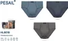 Pesail Herren Slips 3er Pack Unterhose Baumwolle HL801B, L Produktbild-Vorschau 6