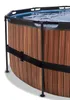 EXIT Wood rámový bazén ø450, nadzemní bazén, s pískovým Náhled obrázku produktu 4