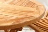 Massiver Gartentisch EMPIRE TEAK 70cm Teakholz rund Produktbild-Vorschau 10