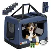 Faltbare Hundebox L 70x52x50cm, Robuste Transportbox Auto Produktbild-Vorschau 1
