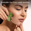 Gua Sha Stone Přírodní nefritová masáž obličeje Vánoční Náhled obrázku produktu 2