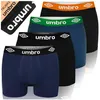 UMBRO Boxer Uomo 4 Pezzi, Intimo in Cotone in Diversi Anteprima dell’immagine prodotto 1