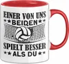 Volleyball Tasse Geschenk Spruch Für Eishockey-Spieler Produktbild-Vorschau 1