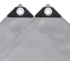 plachta vidaXL 650 g/m² 2x3 m šedá Náhľad obrázku produktu 2