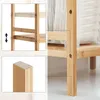 Close-up views of a wooden shelf unit, highlighting assembly details and material. Produktbild-Vorschau