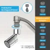 Bächlein Wasserhahn-Aufsatz in Edelstahl gebürstet - gerade Produktbild-Vorschau 2