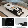 Merax Table basse 100x50x38cm avec 2 tiroirs, table Voir les images du produit 7