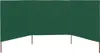 tessuto frangivento 3 pezzi 400 x 120 cm Verde Anteprima dell’immagine prodotto 1
