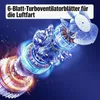 Handventilator,Tragbarer Mini Ventilator mit 1–199 Produktbild-Vorschau 7