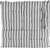 A close-up studio shot of a striped seat cushion. Anteprima dell’immagine prodotto