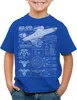 style3 NCC-1701 Blaupause T-Shirt Kinder christopher pike Produktbild-Vorschau 1