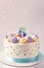 Zahlenkerze 5 Regenbogen Produktbild-Vorschau 8
