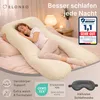 ELONEO Seitenschläferkissen mit Bezug, Stillkissen, Produktbild-Vorschau 3
