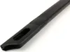 A close-up shot of the end of a black vacuum cleaner hose attachment with a rectangular opening. Produktbild-Vorschau