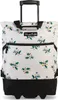 A wheeled bag with a floral pattern and a retractable handle. Voir les images du produit