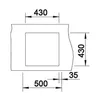 BLANCO CLARON 400-IF, Schrankwaschbecken, Edelstahl, Produktbild-Vorschau 9