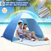 Pop up Strandmuschel, 2-3 Personen Familie Zelt UV Schutz Produktbild-Vorschau 3