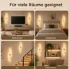 2 lampade da parete a LED, design moderno, per interni, Anteprima dell’immagine prodotto 8