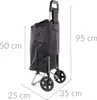 SHOPPING Trolley, Einkaufstasche 30 L Farbe schwarz Produktbild-Vorschau 6