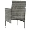 vidaXL 16-tlg. Garten-Lounge-Set mit Auflagen Poly Rattan Produktbild-Vorschau 9