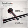Deco-Raum Gardinenstange auf Maß Trend Schwarz-matt Produktbild-Vorschau 5