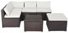 Casaria Set Salotto in Polyrattan XL Cuscini Imbottiti Anteprima dell’immagine prodotto 9