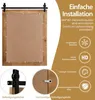 Rustieke wandspiegel met houten frame en metalen beugel, Productafbeelding-voorbeeld 5