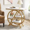Tribesigns 3-Tier Beistelltisch Schmal, 65 x 30 cm Produktbild-Vorschau 1