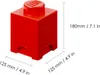 LEGO Aufbewahrungsstein STORAGE BRICK 1 1,2 Liter rot Produktbild-Vorschau 9