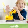 Malplay Bagger mit Beweglicher Schaufel auf Caterpillar Produktbild-Vorschau 10