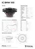 FOCAL IC BMW 100, koaxiální reproduktor 2cestný, 10 cm, pro Náhled obrázku produktu 6