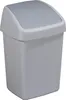 Sunware Delta Abfalleimer 10 Liter grau - Schwingdeckel - Produktbild-Vorschau 1