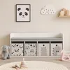 Panchina per bambini Relaxdays con vano portaoggetti, A x L Anteprima dell’immagine prodotto 3