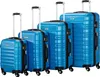 Set di valigie Zelsius 4 pezzi, blu, valigia da viaggio in Anteprima dell’immagine prodotto 1