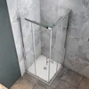 120x76x195cm uschkabine Eckeinstieg Schiebetür Produktbild-Vorschau 4