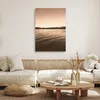 Leinwandbild Ruhiges Wasser am See 60x90 Feeby Beige bild Produktbild-Vorschau 2