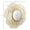 FineBuy Design Wandspiegel rund gold 77 cm groß - Flur Produktbild-Vorschau 3