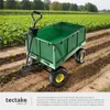 Chariot de jardin 550 kg avec plateau - vert Voir les images du produit 4