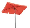 A rectangular orange patio umbrella is shown against a white background. Produktbild-Vorschau