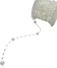 Perlenband Weiß 6mm 15m - Schmuckband, Dekorationsperlen, Produktbild-Vorschau 3