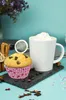 Kaffeetasse auf Schieferplatte Tasse Kaffeebecher Teetasse Produktbild-Vorschau 3