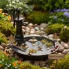 Relaxdays Vogeltränke, HxBxT: 15 x 17 x 18 cm, Gusseisen, Produktbild-Vorschau 3