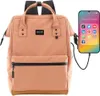 Himawari | Sac à dos de sport couleur pêche, en tissu Voir les images du produit 1