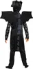 A child wearing a black Ender Dragon costume from Minecraft, shown from the back. Anteprima dell’immagine prodotto