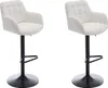 Set aus 2 Barhockern aus Buchenholz und schwarzem Metall - Produktbild-Vorschau 8
