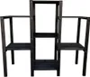 A dark wooden plant stand with multiple shelves. Anteprima dell’immagine prodotto